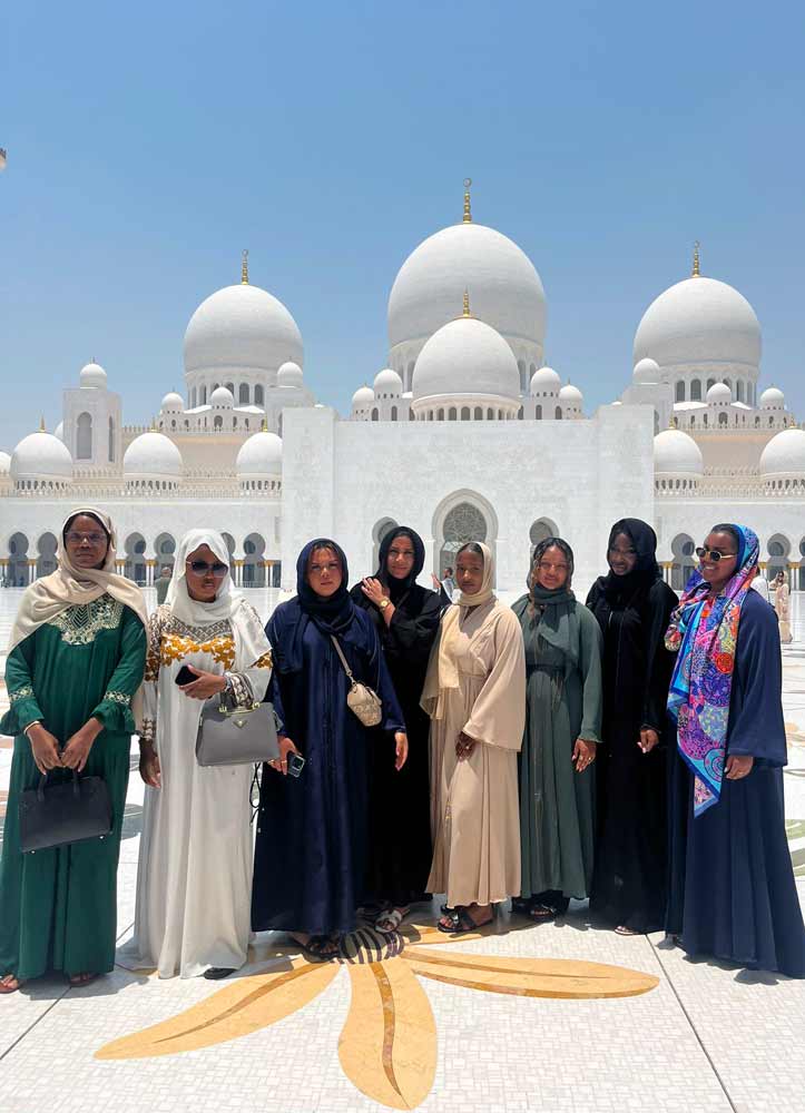 La visite de la grande mosquée Sheikh Zayed à Abu Dhabi
