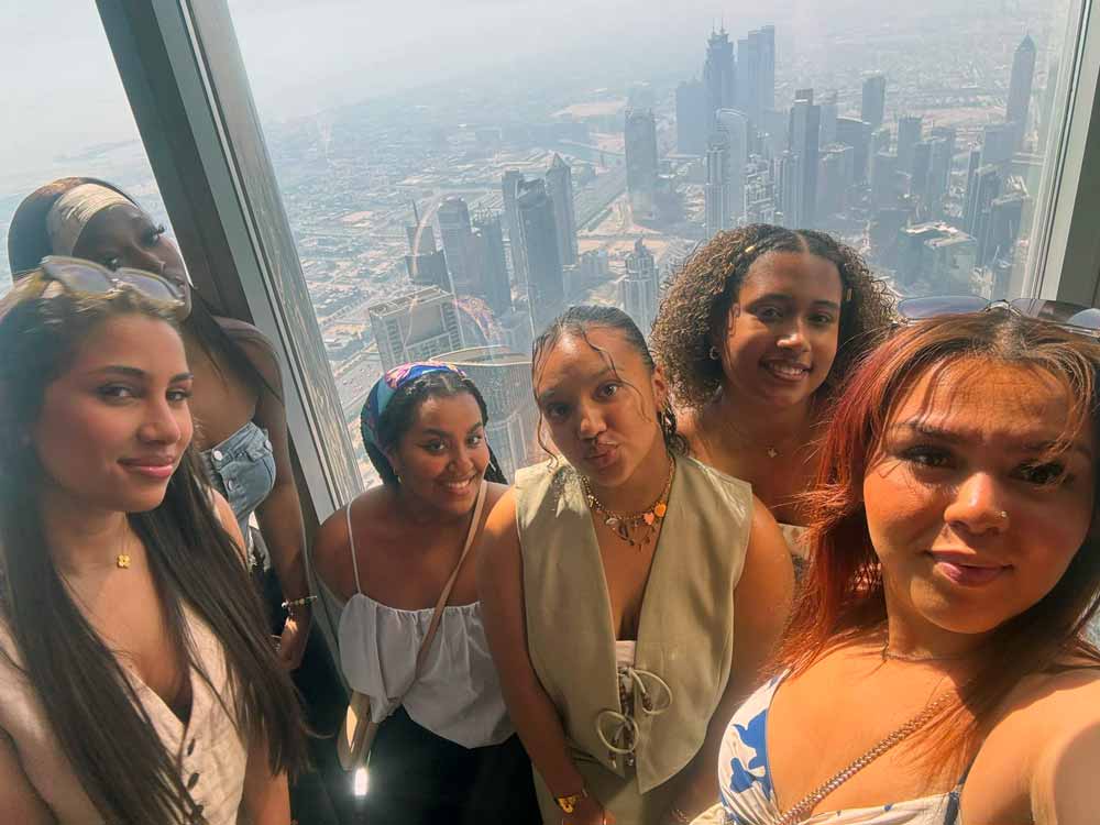 Les étudiantes de MBA visite le Burj Khalifa